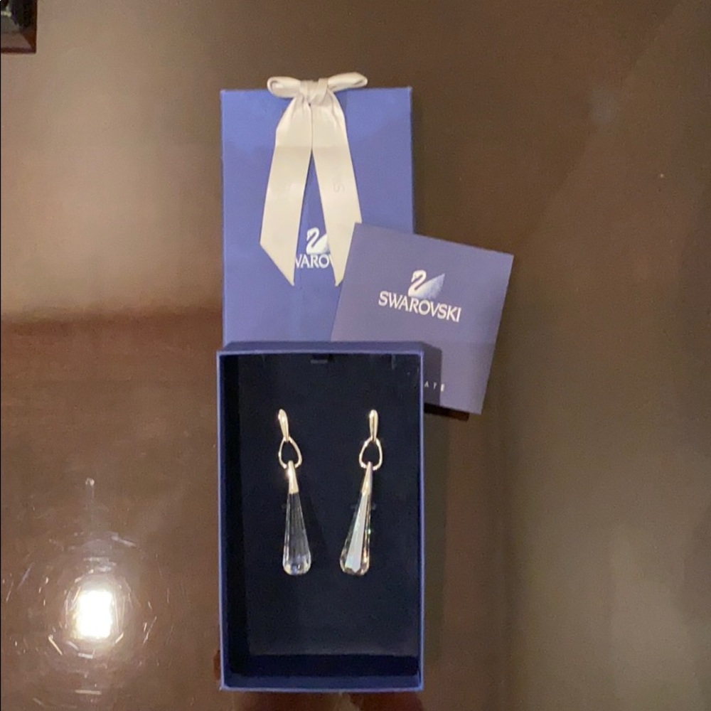 Authentic Swarovski crystal earrings
